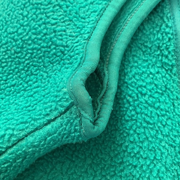 Patagonia Aqua Teal Vest Deep Pile Full Zip Retro X Fleece Vintage  Rare Sz S - Picture 14 of 17